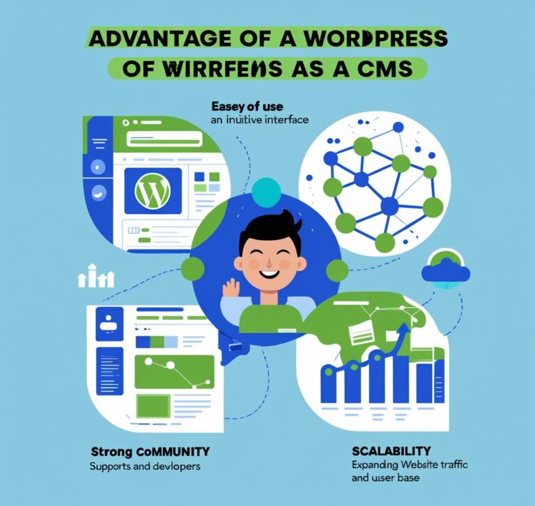 Advantages of Using WordPress as a CMS_ ease of use and community support and scalability